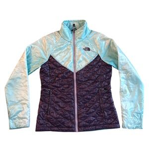 The North Face Women's Thermoball Lightweight Primaloft Teal Purple Jacket - S/P